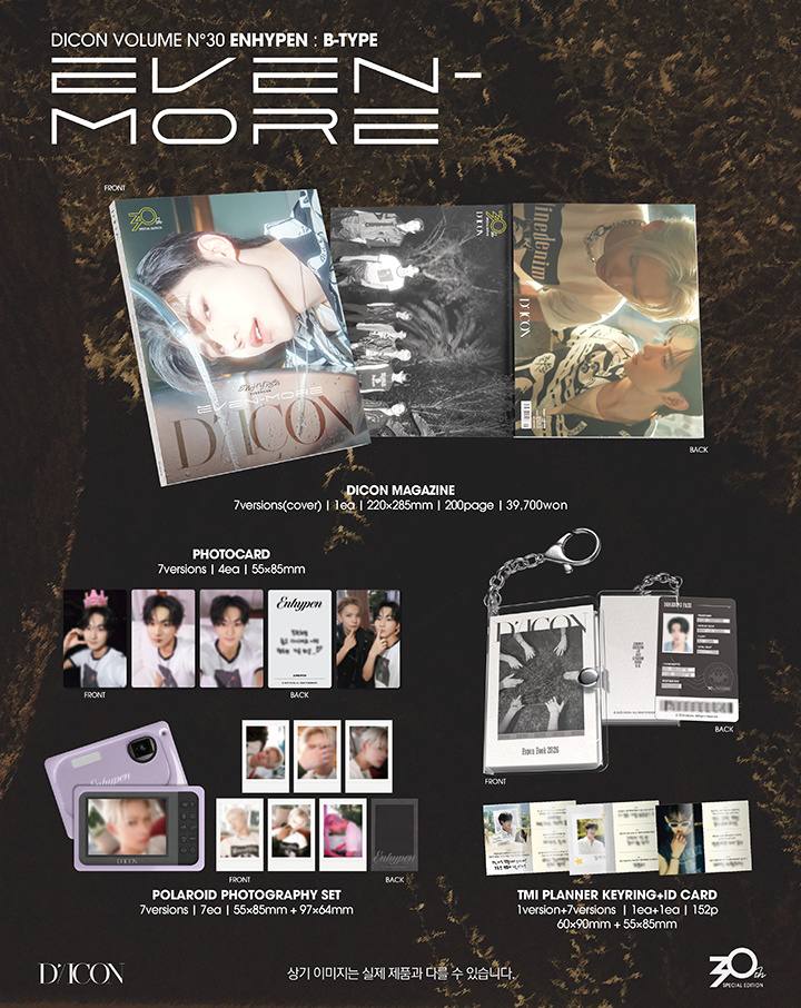 (PRE-ORDER) ENHYPEN - DICON VOLUME N°30 ENHYPEN (GOLDEN AGE/EVEN-MORE ver.) (Instant Photocard Gift)
