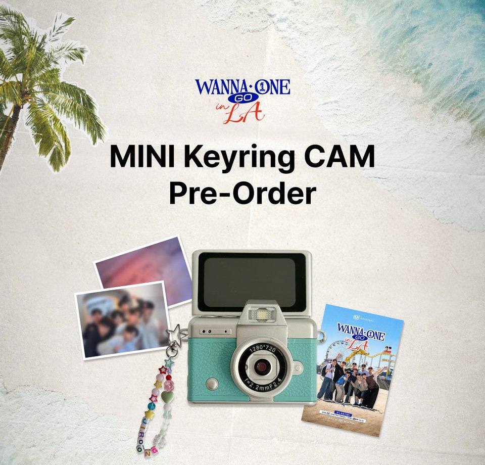 (PRE-ORDER) WANNA ONE - GO in LA Mini Keyring CAM