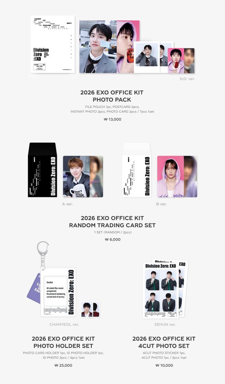 (PRE-ORDER) EXO - 2026 SEASON’S GREETINGS OFFICIAL MD