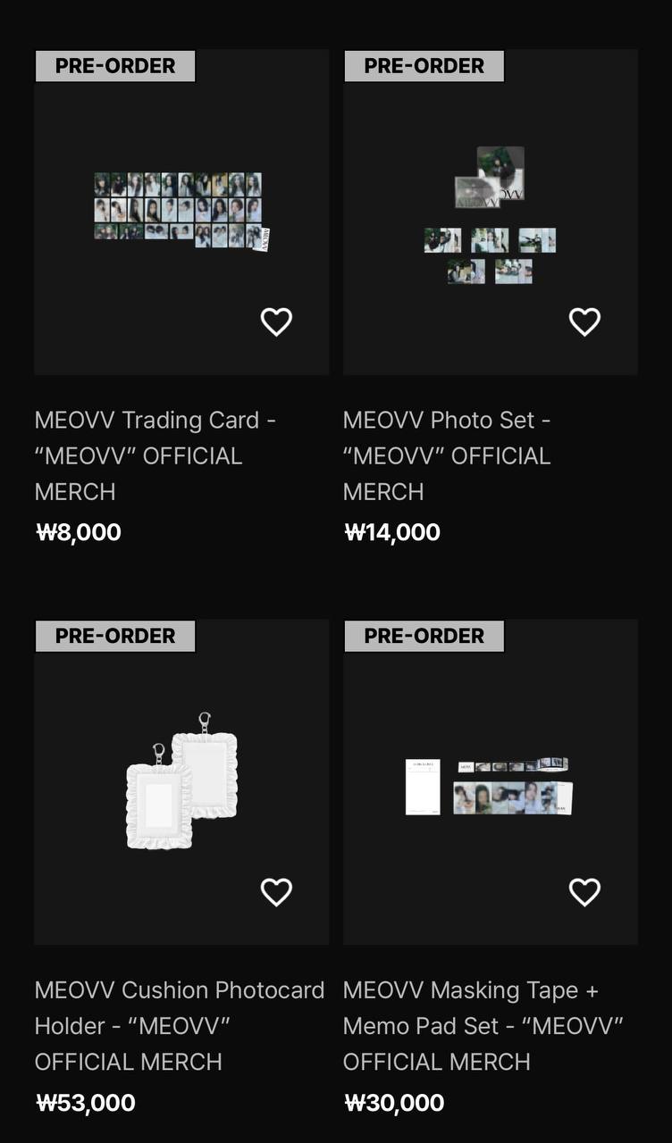 (PRE-ORDER) MEOVV - 2026 The 1st Season’s Greetings Official MD