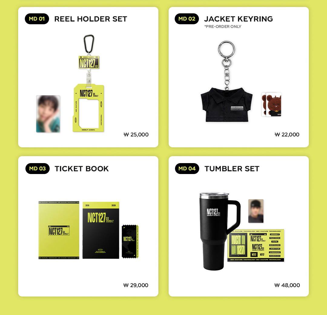 (PRE-ORDER) NCT 127 - 10th Anniversary Official MD