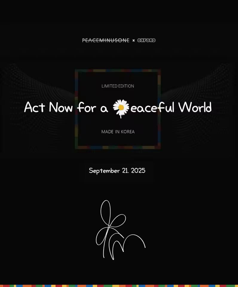 (PRE-ORDER) GDRAGON - PEACEMINUSONE x OXFORD BLOCKS 818 BLOOM