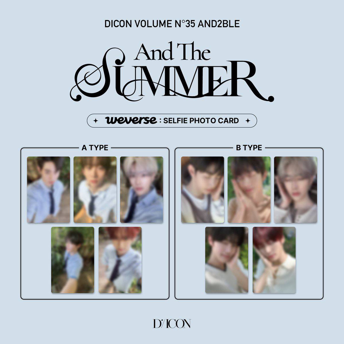 (PRE-ORDER) AND2BLE - DICON VOLUME N°35 AND2BLE AND THE SUMMER