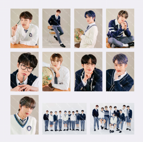 NCT 127 HARD COVER POSTCARD BOOK - 2021 BACK TO SCHOOL KIT