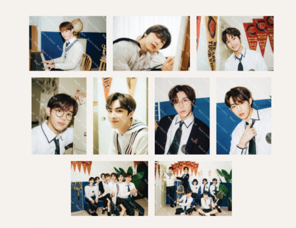 WAYV HARD COVER POSTCARD BOOK - 2021 BACK TO SCHOOL KIT