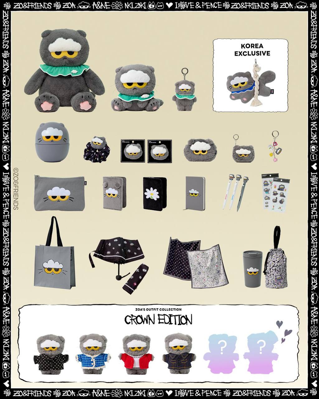 (PRE-ORDER) BIGBANG G-DRAGON - ZO&FRIENDS New Collection Official MD