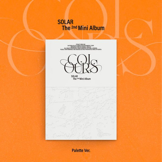 (PRE-ORDER) MAMAMOO Solar - 2nd Mini Album [Colours] (Palette ver.)