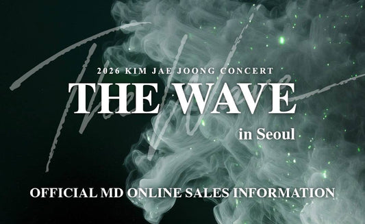 (PRE-ORDER) KIM JAE JOONG - 2026 CONCERT [THE WAVE] in Seoul Official MD