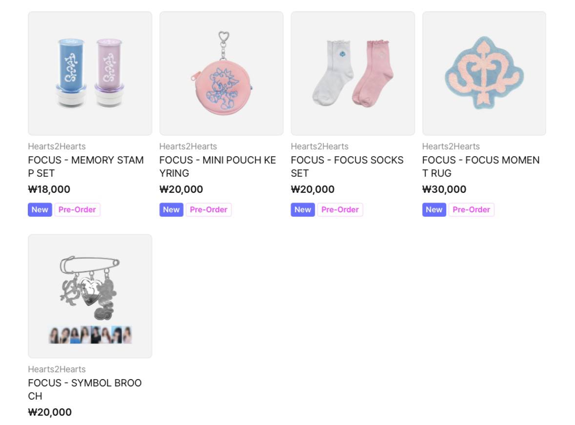 (PRE-ORDER) HEARTS2HEARTS - [Focus] Official MD