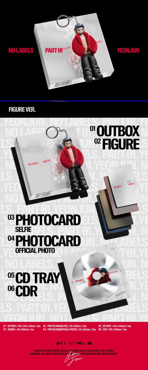 (PRE-ORDER) TXT YEONJUN - [NO LABELS: PART 01] (Figure ver.)