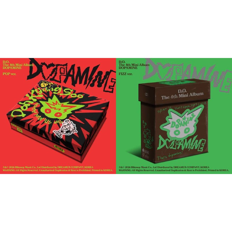 (PRE-ORDER) EXO D.O Doh Kyung Soo - 4th Mini Album [DOPAMINE] (Pop/Fizz ver.)