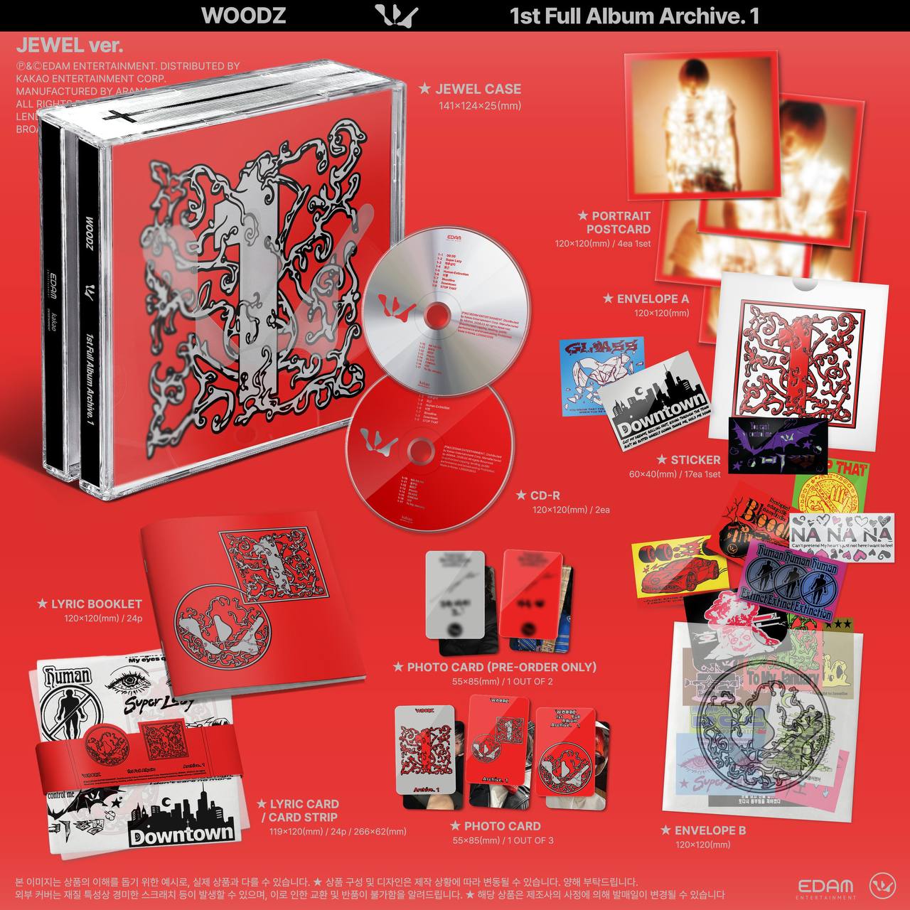 (PRE-ORDER) WOODZ - 1st Full Album [Archive.1]