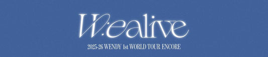 (PRE-ORDER) RED VELVET WENDY - 1st World Tour [W:EALIVE] Encore Official MD