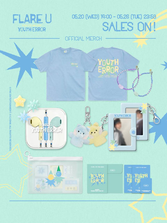 (PRE-ORDER) FLARE U - 1st Mini Album [YOUTH ERROR] OFFICIAL MD