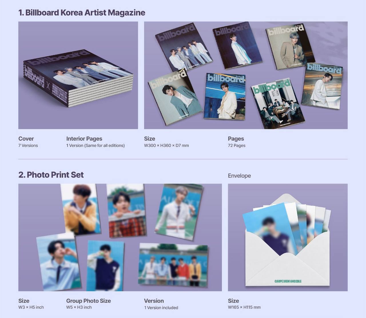 (PRE-ORDER) AND2BLE - BILLBOARD KOREA ARTIST MAGAZINE