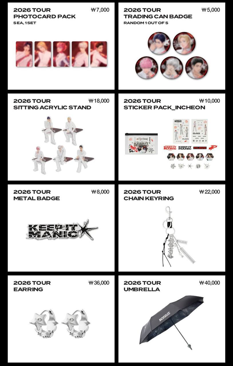 (PRE-ORDER) PLAVE - 2026 World Tour [KEEP IT MANIC] Official MD