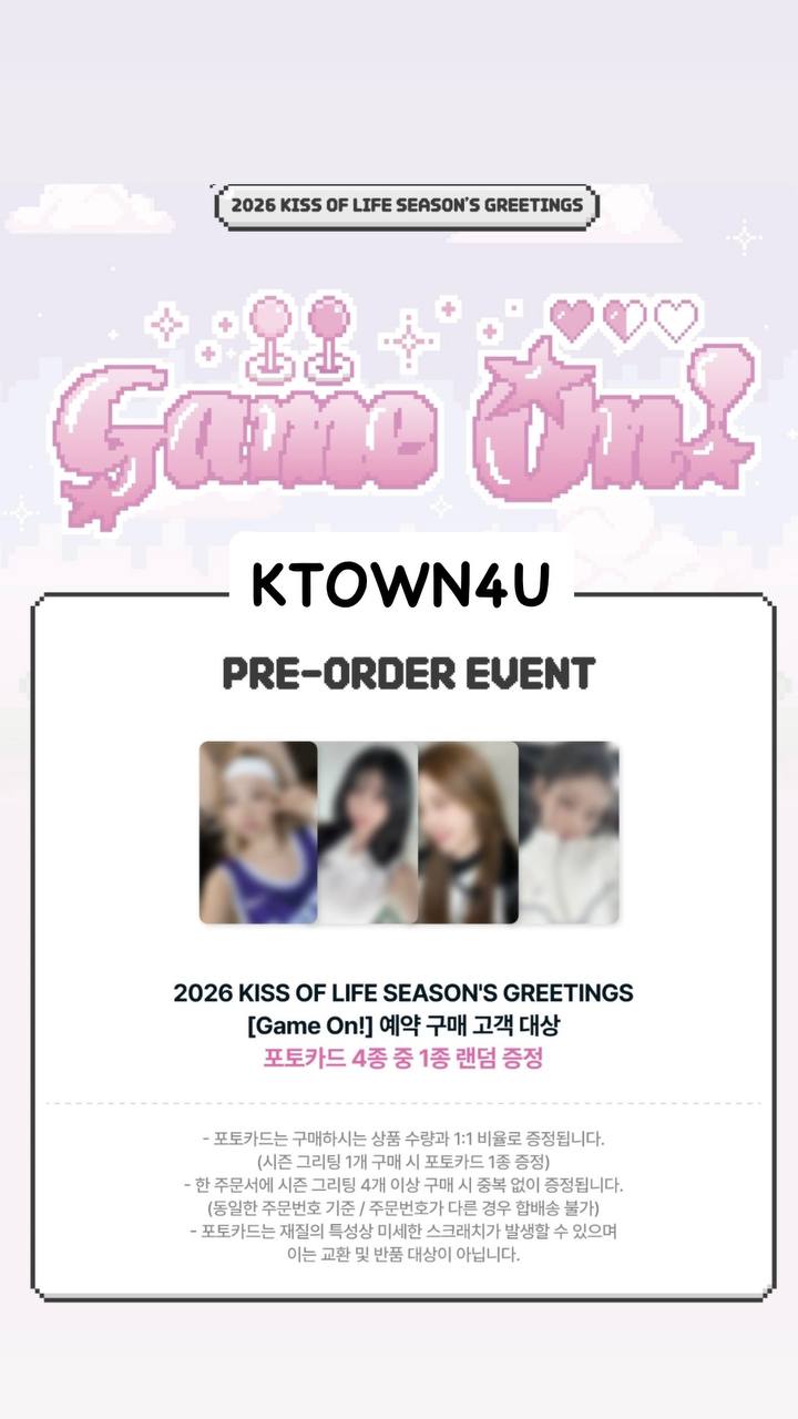 (PRE-ORDER) KISS OF LIFE - 2026 SEASON’S GREETING [Game On!]