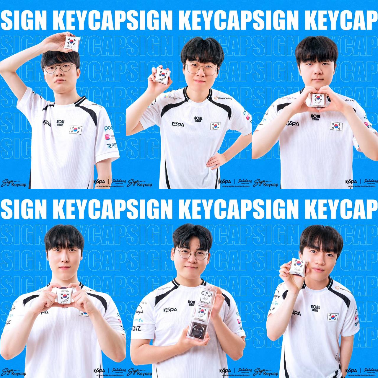 (PRE-ORDER) TEAM KOREA SIGN KEYCAP COLLECTION