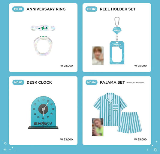 (PRE-ORDER) SHINee - 18th Anniversary Official MD