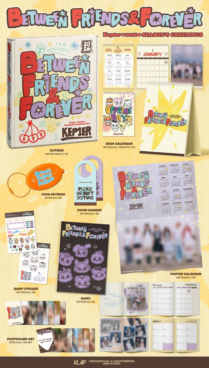 (PRE-ORDER) KEP1ER - 2026 SEASON’S GREETINGS [Between Friends&Forever]