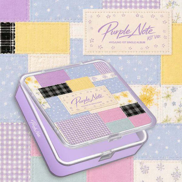 (PRE-ORDER) OH MY GIRL HYOJUNG - 1st Single Album [Purple Note] (Kit ver.)