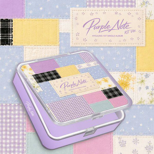 (PRE-ORDER) OH MY GIRL HYOJUNG - 1st Single Album [Purple Note] (Kit ver.)