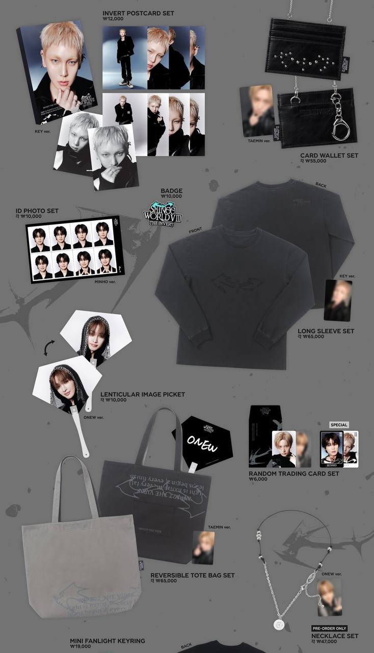 (PRE-ORDER) SHINee - The Trilogy I - 2026 SHINee WORLD VIII : [THE INVERT] OFFICIAL MD