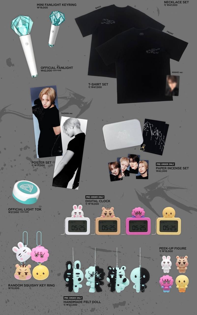 (PRE-ORDER) SHINee - The Trilogy I - 2026 SHINee WORLD VIII : [THE INVERT] OFFICIAL MD