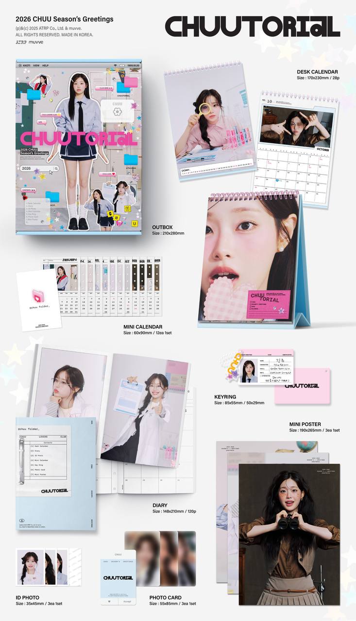 (PRE-ORDER) CHUU - 2026 SEASON’S GREETINGS [CHUUTORIAL]