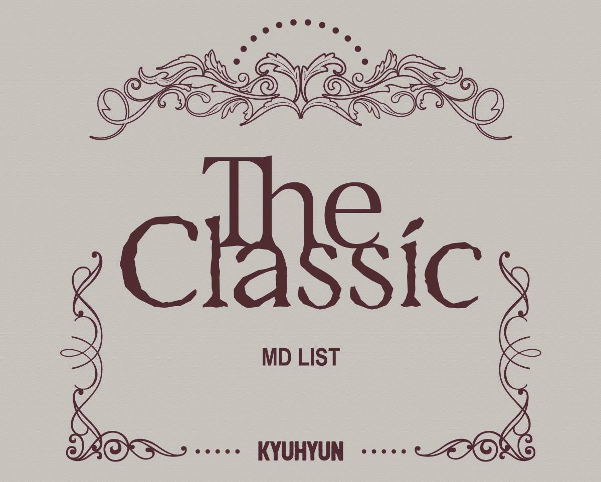 (PRE-ORDER) SUPER JUNIOR KYUHYUN - EP [The Classic] Official MD