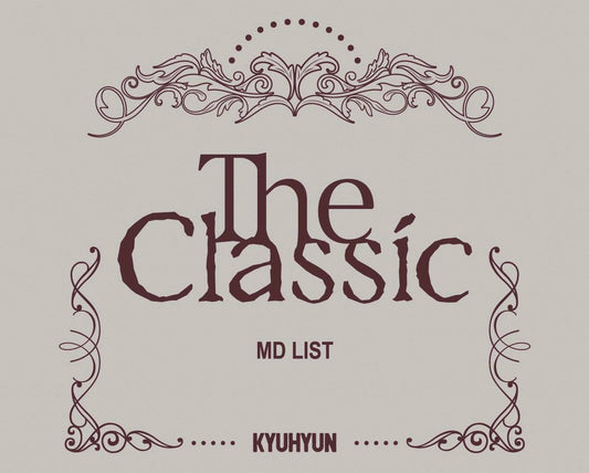 (PRE-ORDER) SUPER JUNIOR KYUHYUN - EP [The Classic] Official MD