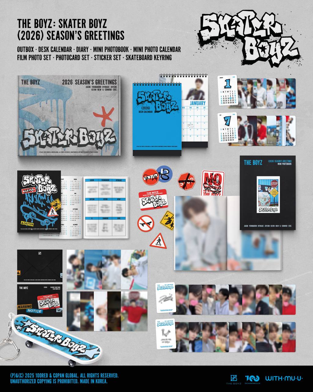 (PRE-ORDER) THE BOYZ - 2026 SEASON’S GREETINGS [SKATER BOYZ]