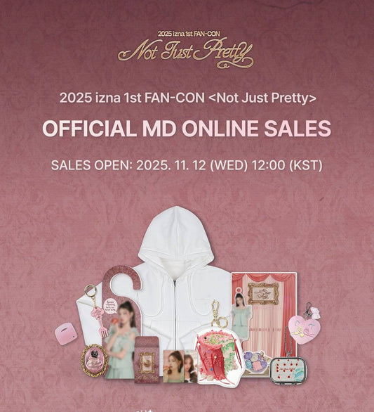 (PRE-ORDER) izna- 2025 izna 1st FAN-CON [Not Just Pretty] OFFICIAL MD