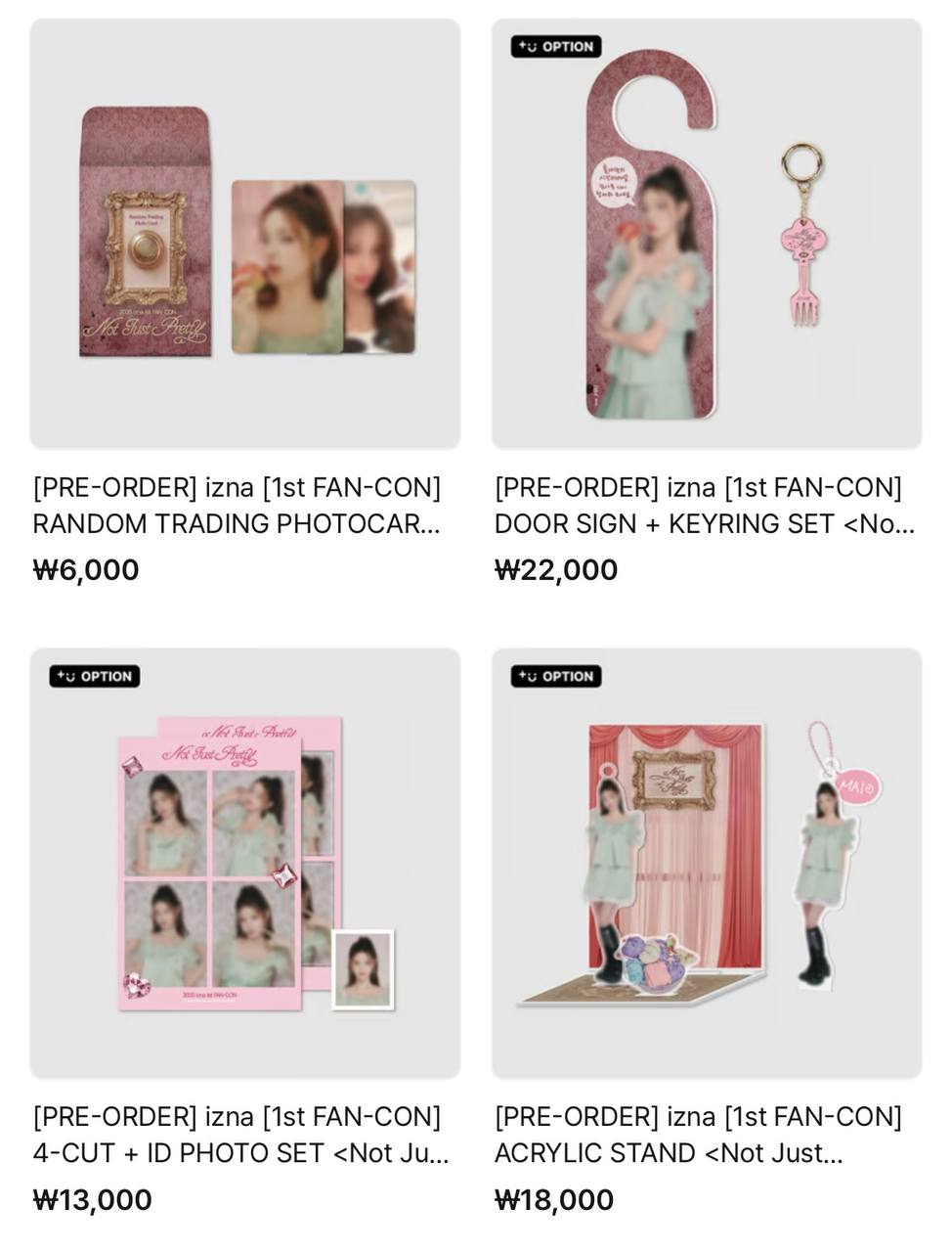 (PRE-ORDER) izna- 2025 izna 1st FAN-CON [Not Just Pretty] OFFICIAL MD