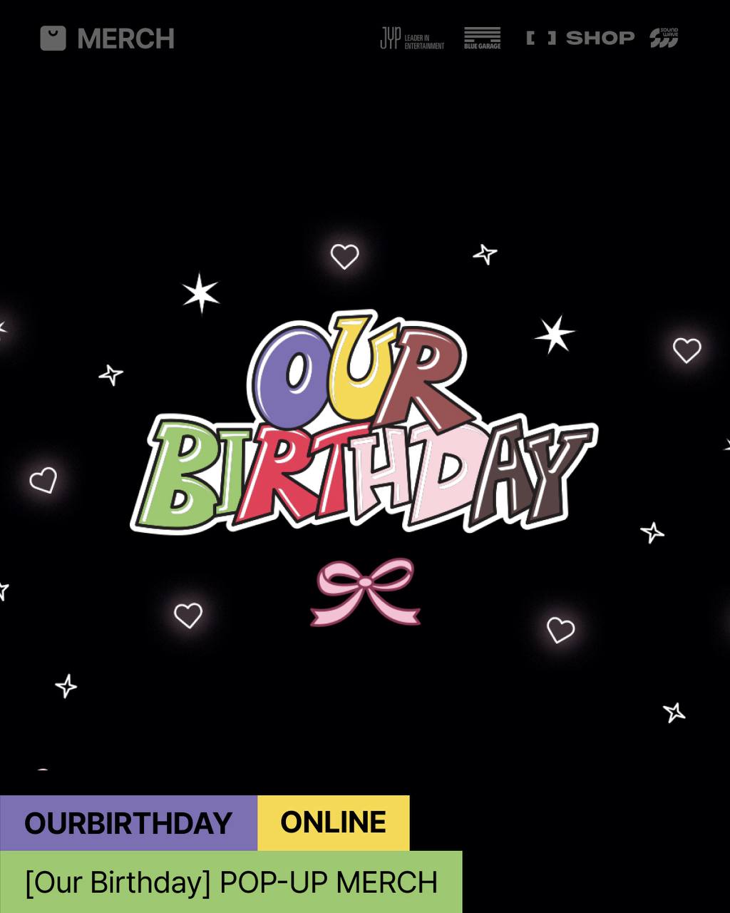 (PRE-ORDER) OURBIRTHDAY - [Our Birthday] Pop UpOfficial MD