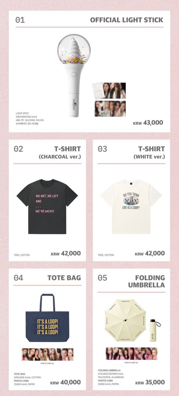 (PRE-ORDER) I.O.I - 2026 Concert Tour: LOOP in SEOUL OFFICIAL MD