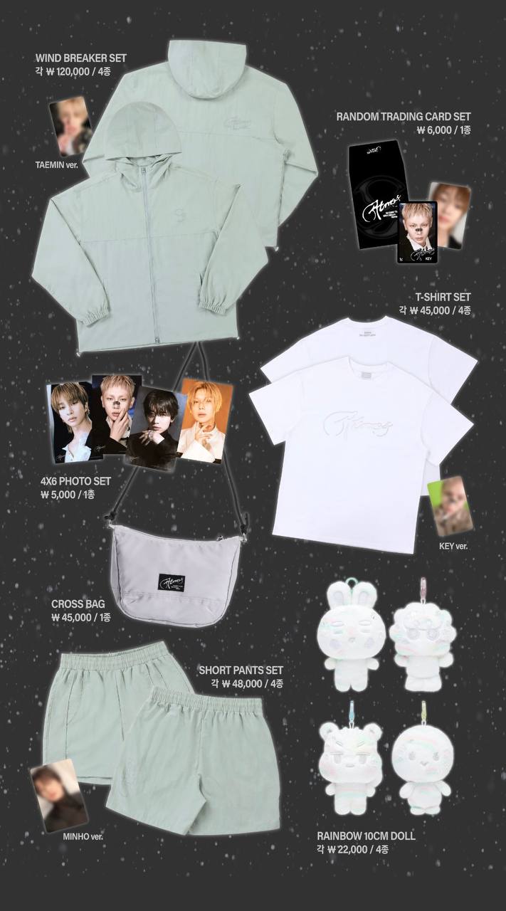 (PRE-ORDER) SHINee - [ATMOS] Official MD (1ST LINE UP)