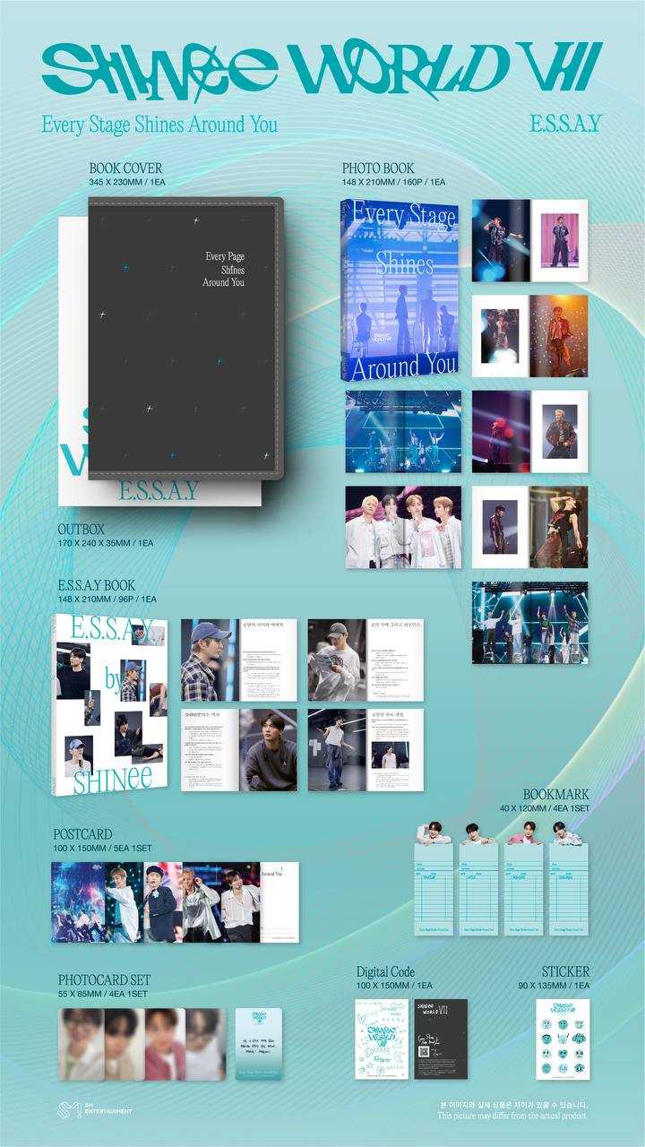 (PRE-ORDER) SHINee - World 7 [E.S.S.A.Y] (DIGITAL CODE)