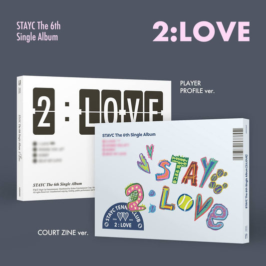 (PRE-ORDER) STAYC - 6th Single [2:LOVE] (Court Zine/Player Profile ver.)