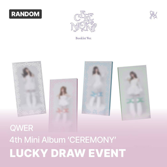 (PRE-ORDER) QWER - 4th Mini Album [Ceremony] (Booklet ver.) (Soundwave Lucky Draw)