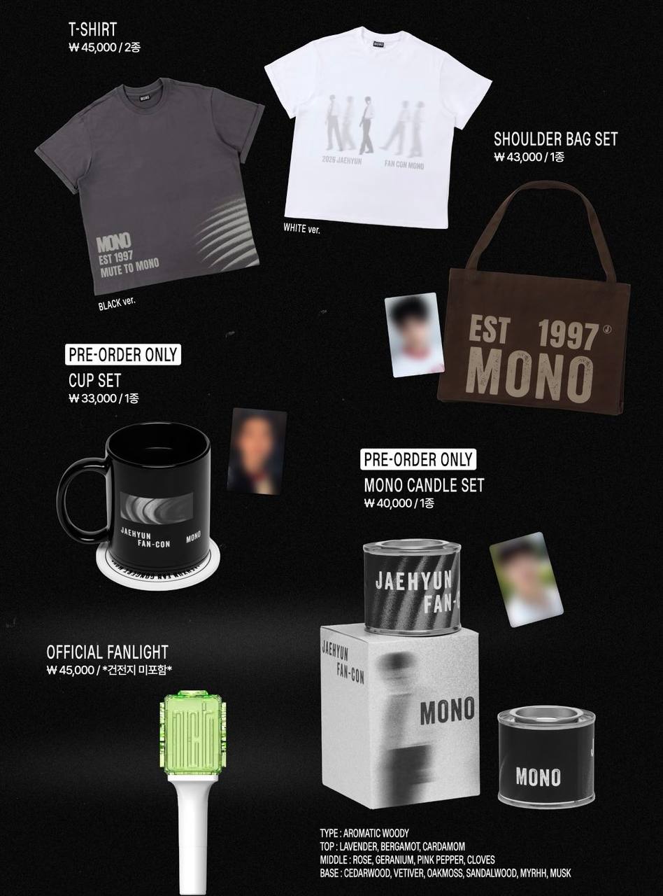 (PRE-ORDER) NCT JAEHYUN - FAN-CON TOUR [Mono] OFFICIAL MD