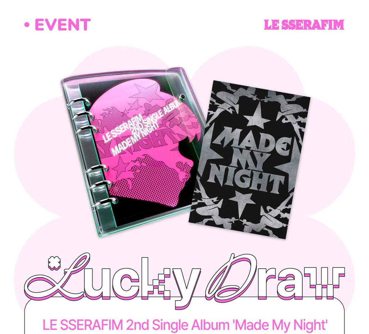 (PRE-ORDER) LE SSERAFIM - 2nd Single Album [Made My Night] (Lucky Draw Event)