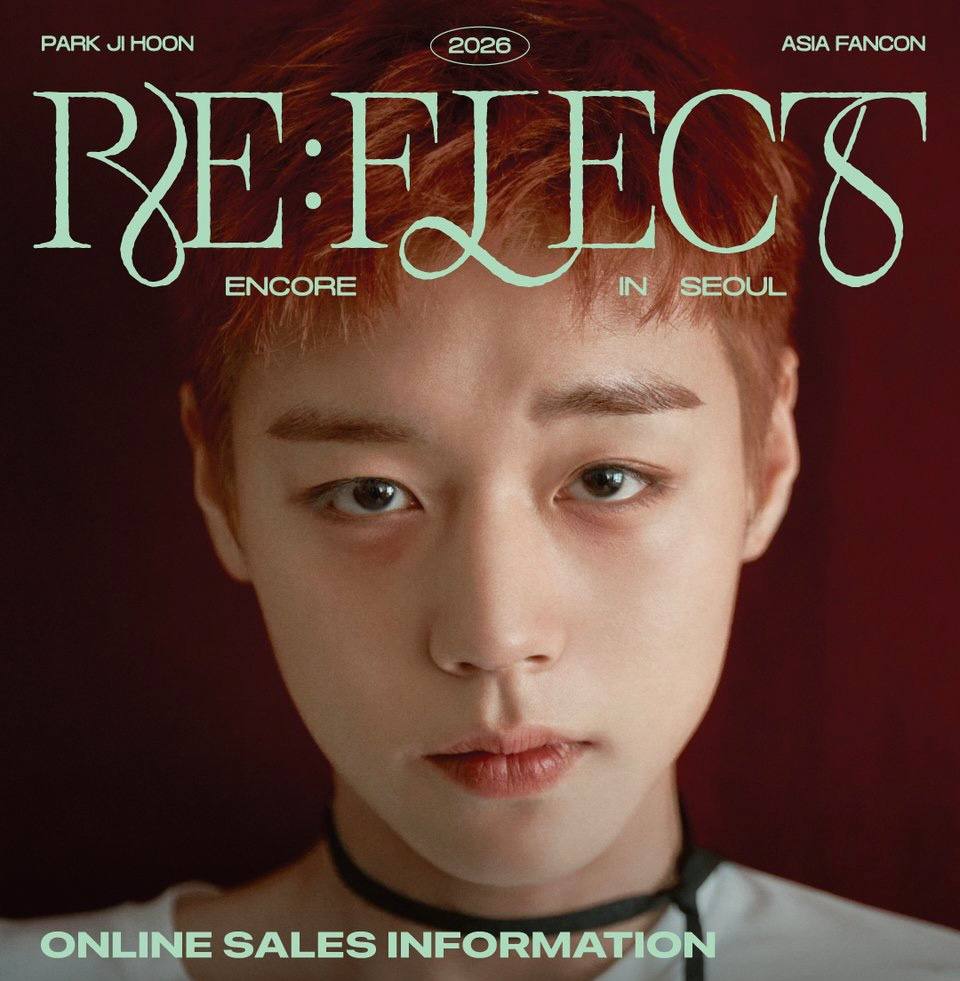 (PRE-ORDER) PARK JI HOON - 2026 Asia Fancon [RE:FLECT] Encore In Seoul Official MD