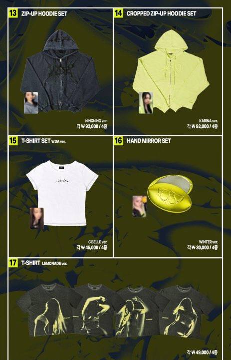 (PRE-ORDER) AESPA - [WEEK - MAKE IT LEMONADE] @ SEOUL OFFICIAL MD