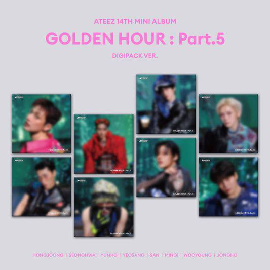 (PRE-ORDER) ATEEZ - 14th Mini Album [GOLDEN HOUR : Part.5] (Digipack ver.)