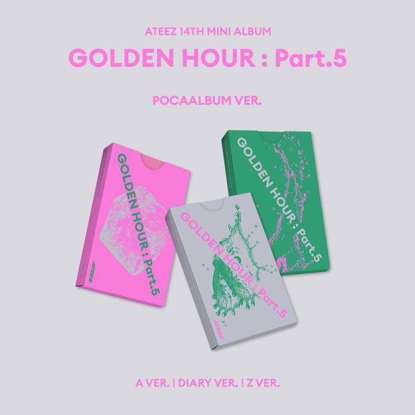 (PRE-ORDER) ATEEZ - 14th Mini Album [GOLDEN HOUR : Part.5] (Pocaalbum ver.)