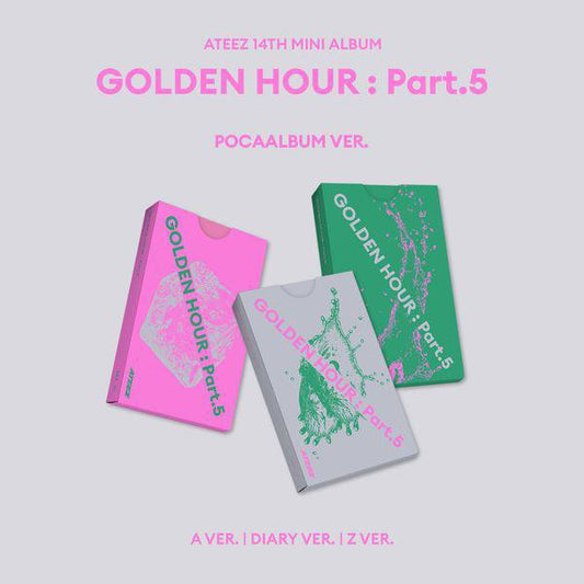 (PRE-ORDER) ATEEZ - 14th Mini Album [GOLDEN HOUR : Part.5] (Pocaalbum ver.)