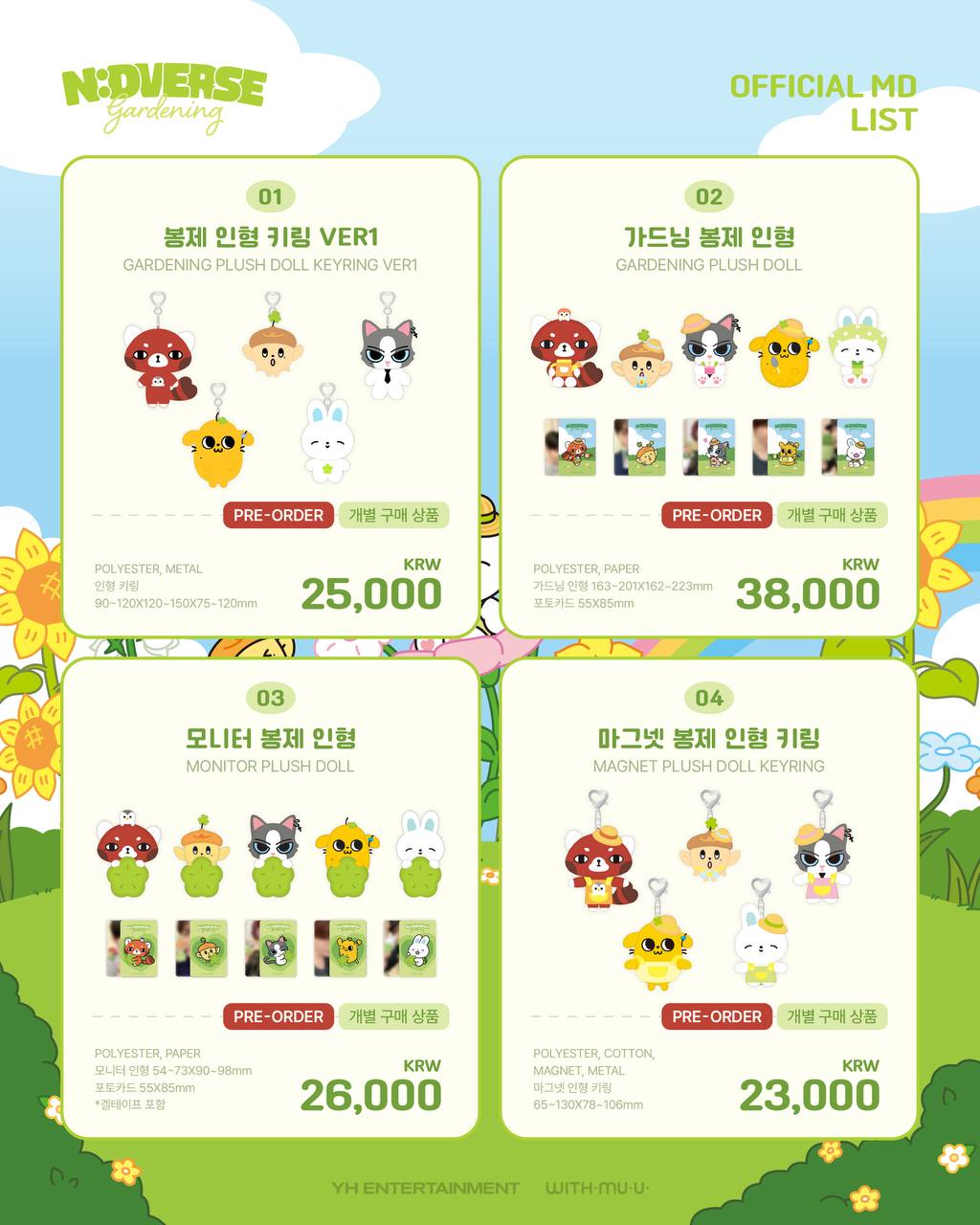 (PRE-ORDER) AND2BLE - OFFICIAL CHARACTER POP-UP [N:DVERSE GARDENING] Official MD