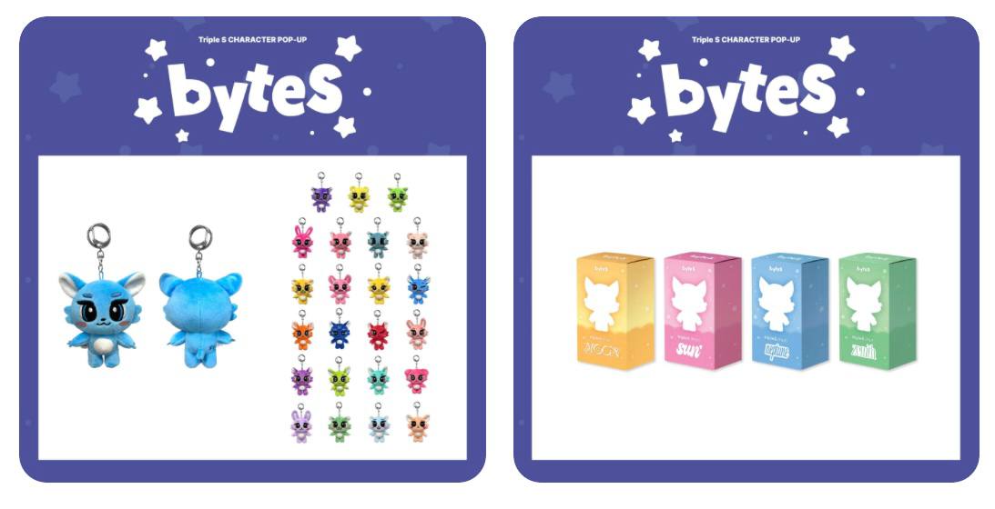 (PRE-ORDER) tripleS - CHARACTER POP-UP [byteS] OFFICIAL MD