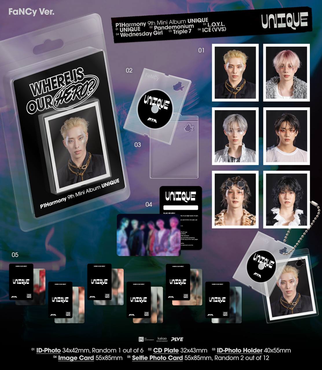 (PRE-ORDER) P1Harmony - 9th Mini Album [UNIQUE] (FaNCy ver.)